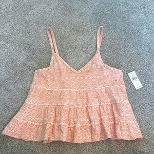 NWT American Eagle Flowy Babydoll Cami Crop Top